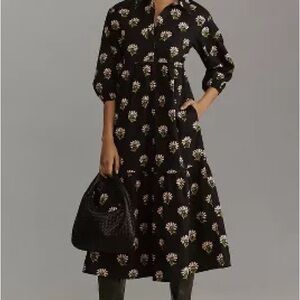 The Bettina Tiered Shirt Dress by Maeve